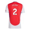 Camiseta de fútbol Arsenal Saliba 2 1ª equipación 2024-25